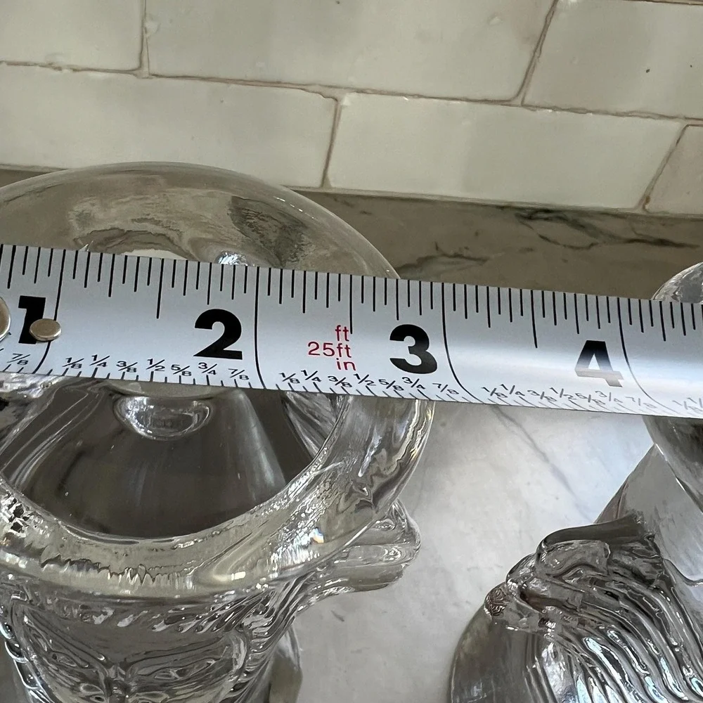 Collection of 5 VTG‎ Bertil Vallien Kosta glass Angel candle holders Sweden 70s